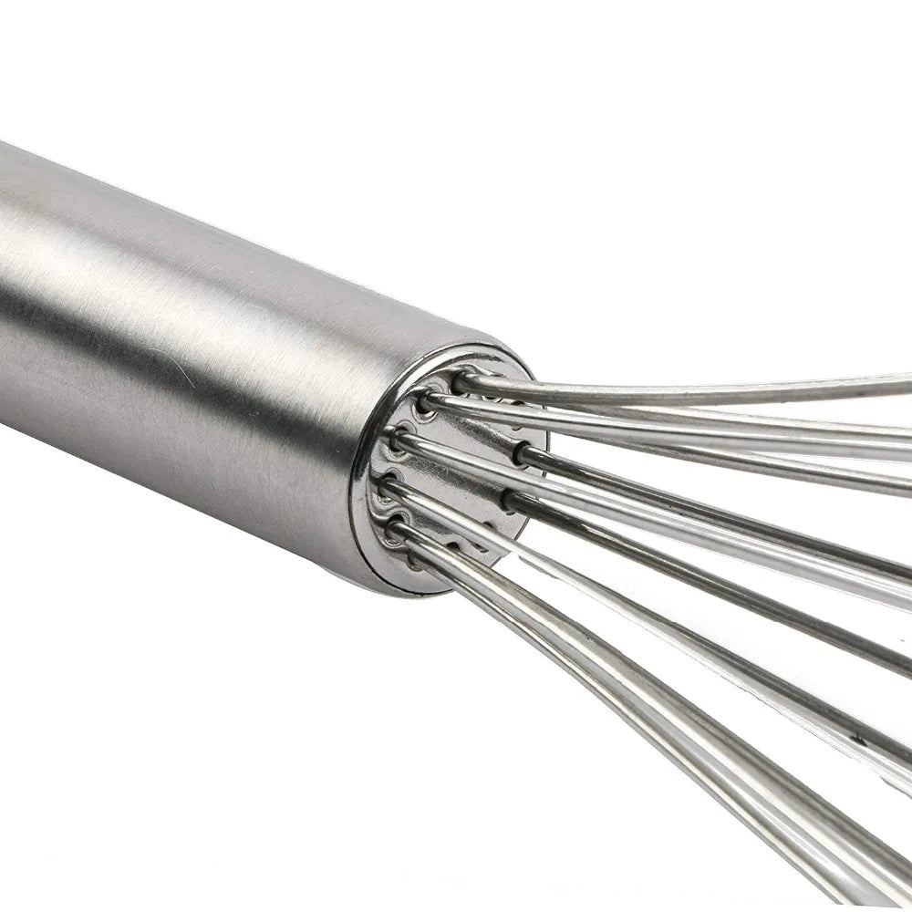 8" 10" 12" Egg Whisk Stainless Steel Egg Whisk Kitchen Wire Balloon Whisk Milk Egg Beater Egg Mixing Mixer Tools KC0231